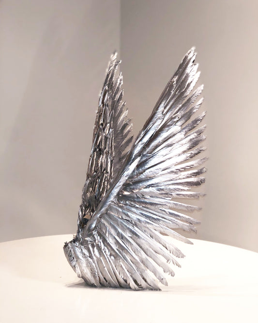 Silver Angel Feather Wings